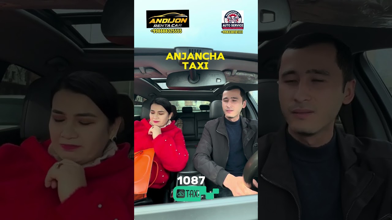 🚕 ANJANCHA TAX 😂 YANGI SONI JIM TURING OPA #ANJANCHA_TAX
