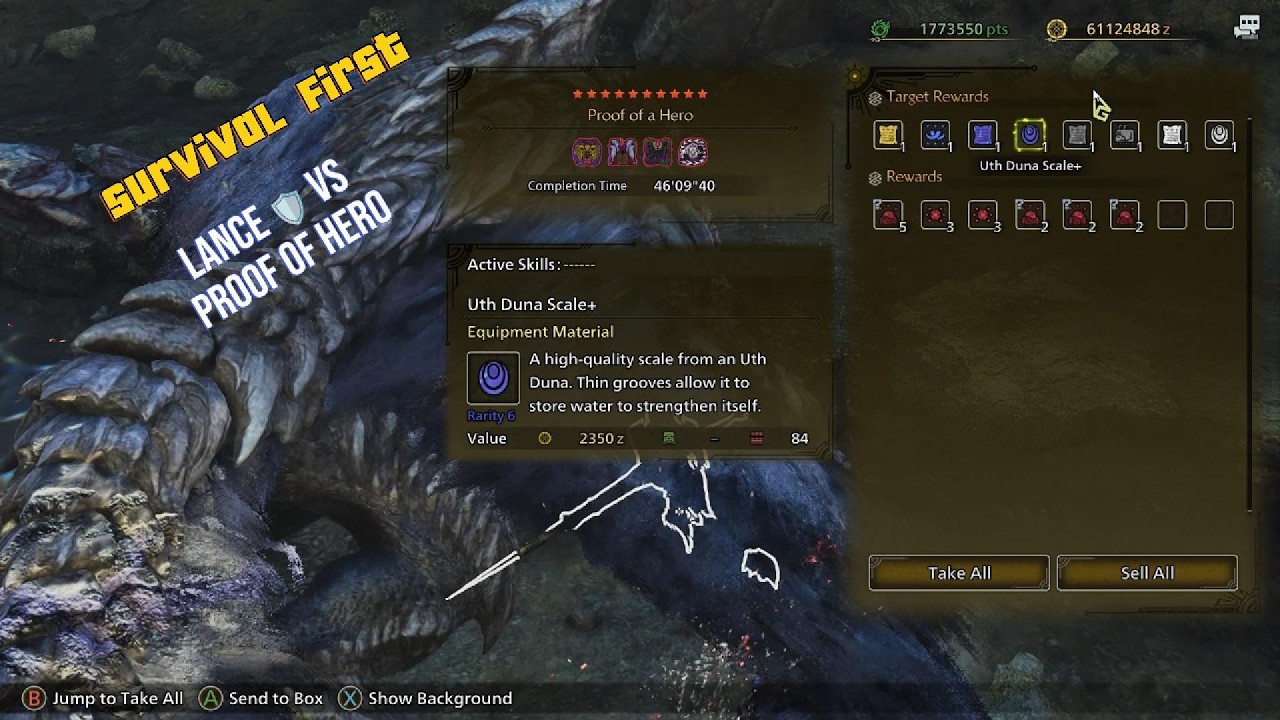 Survival First 🔥 | Lance 🛡️ vs. “Proof of a Hero” 🎶 (Monster Hunter Wilds)