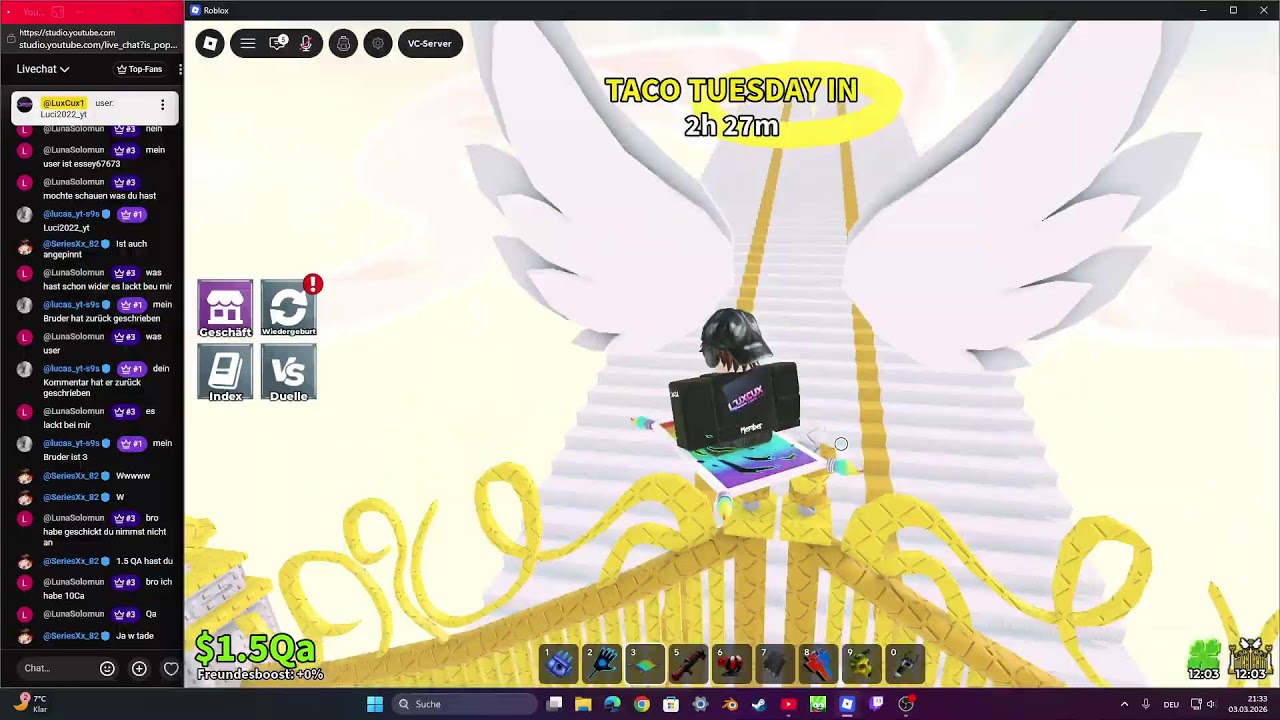 Roblox SAB traden und kanäle bewerten! LIVE🔴#luxcux #livestream #live #gaming #live #streamer
