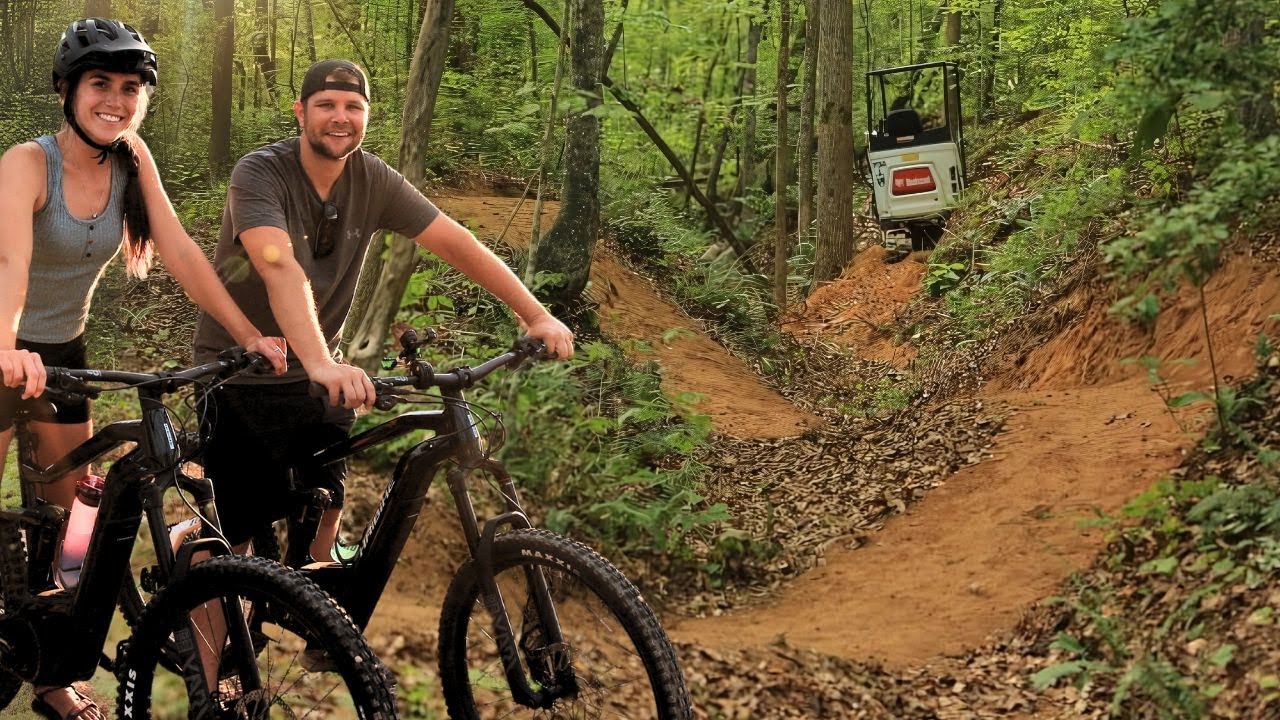 We're Building 4 Downhill Mountain Biking Trails On Our 15 Acres