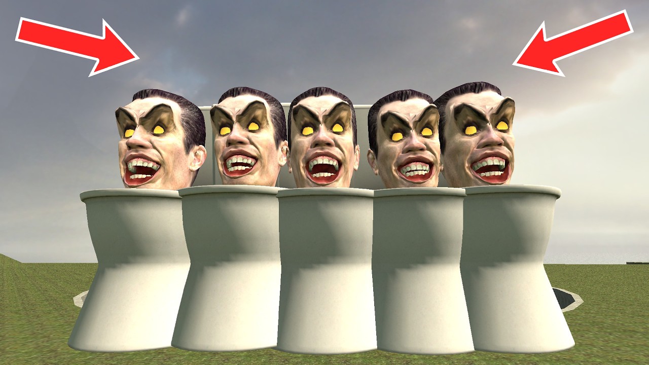 Spartan Kicking All New Skibidi Toilets Memes in the Giant Pit #346 - Garry's Mod