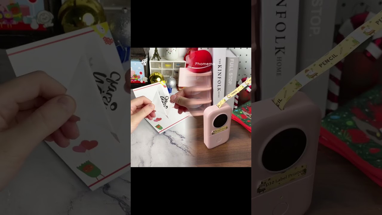 Printing Christmas stickers with M02 printer