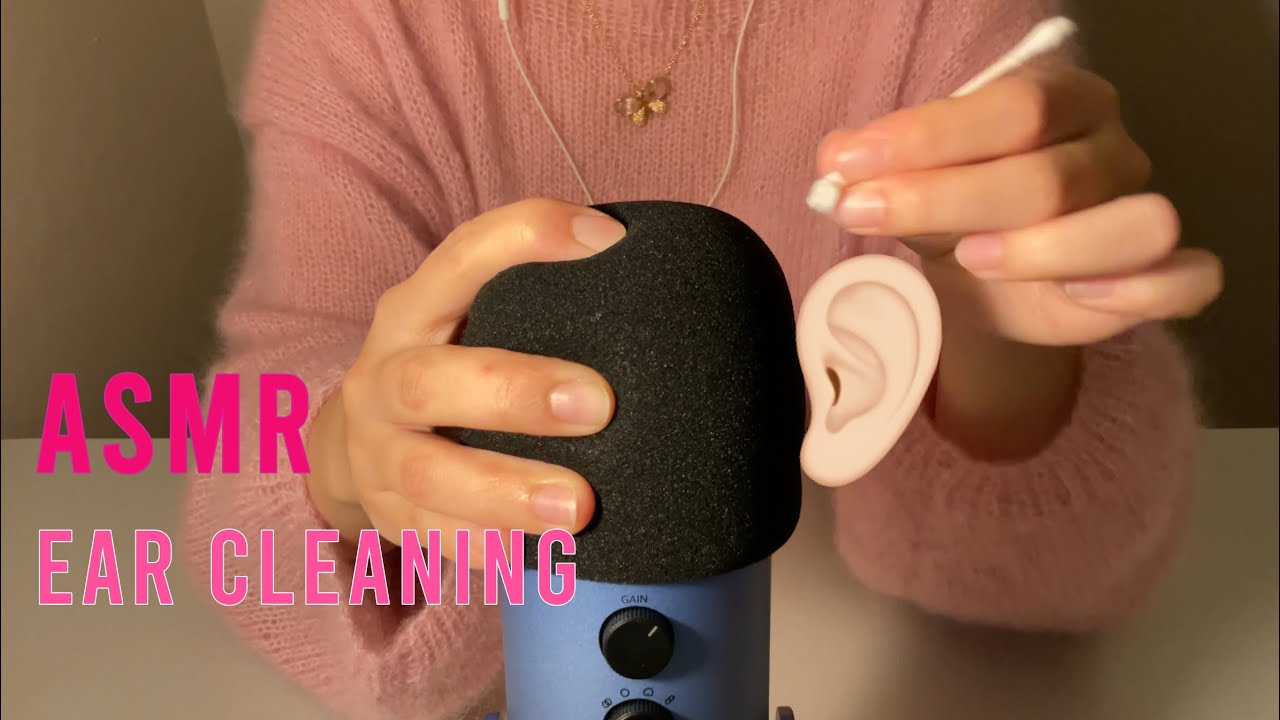 ASMR Ear Cleaning (Massage, Picking, Brushing) No talking
