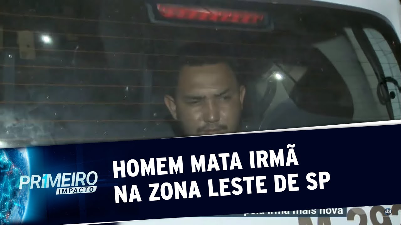 Por ciúmes, homem mata a irmã a facadas e agride madrasta em SP | Primeiro Impacto (08/07/20)