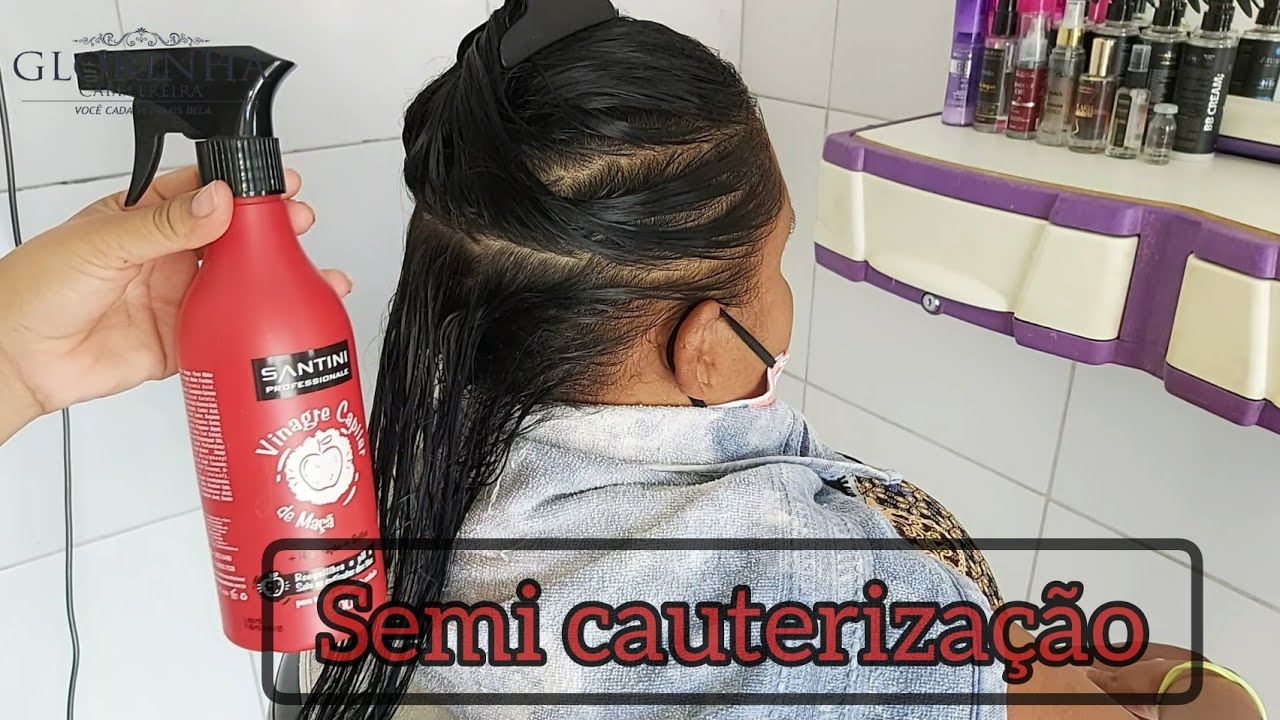 VINAGRE DE MAÇÃ CAPILAR | CAUTERIZAÇÃO CAPILAR EM CABELOS DANIFICADOS