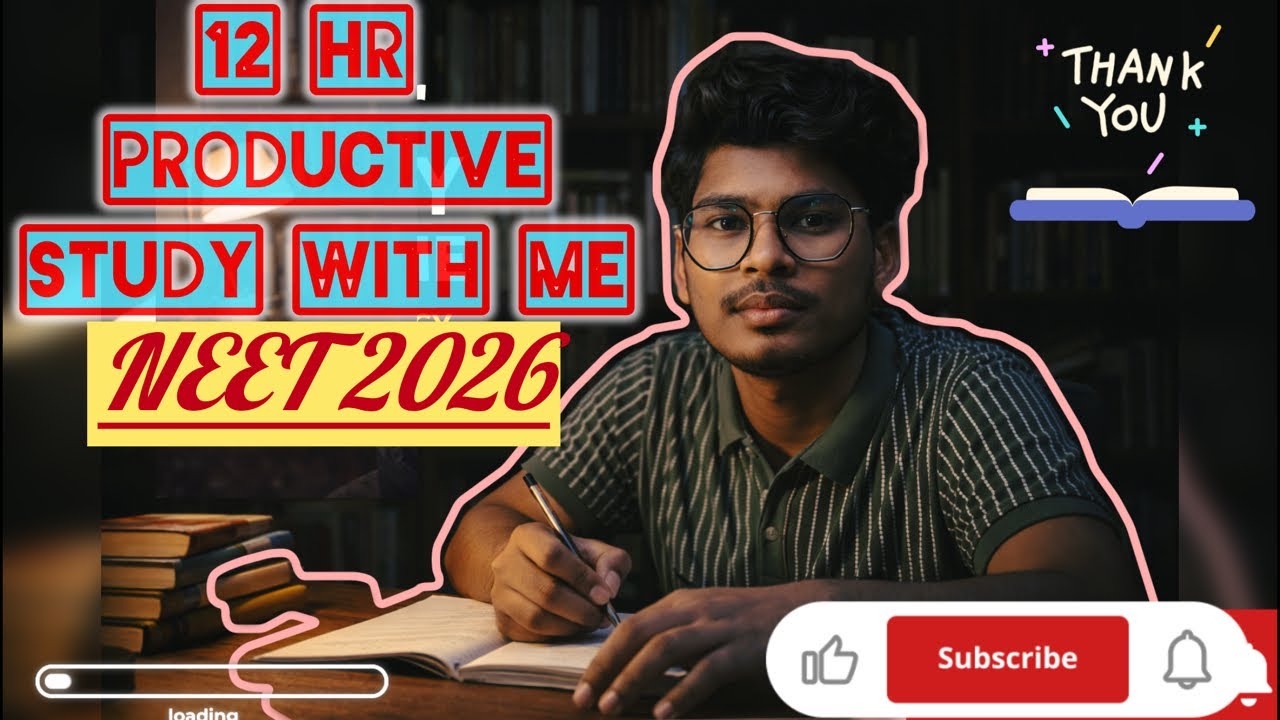 11thMarch,Ep:1~🚫12hr LIVE STUDY WITH ME\\ NEET 2026.Only focused 📚🔥🥼🩺.#pw #neet2026 #motivation