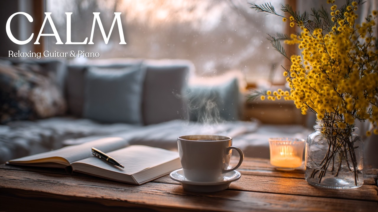 Acoustic Guitar and Piano for Study & Deep Calm ☕🌸 Cozy March Morning