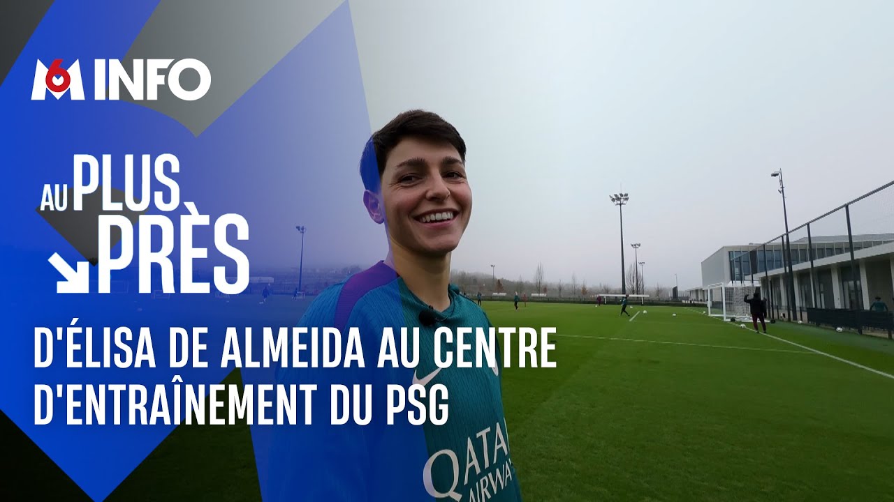 Le quotidien d'Élisa de Almeida au centre d'entraînement du PSG