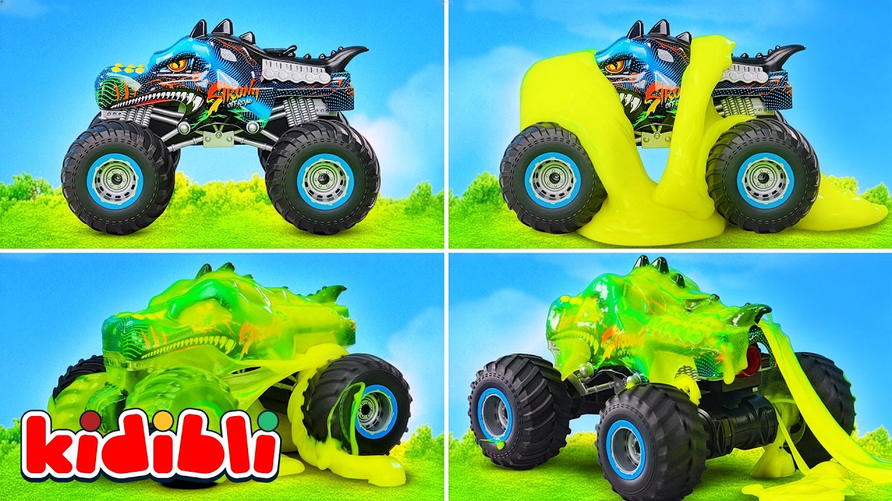 Superpoteri della Macchinina 🚗 Mega Autolavaggio! Giocattolo che Cambia Colore per Bambini | Kidibli
