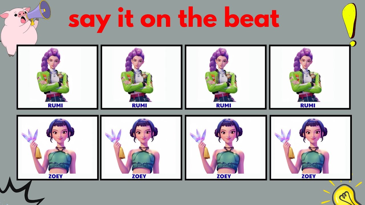Say The Word On Beat Challenge | Level 1 - 5 |