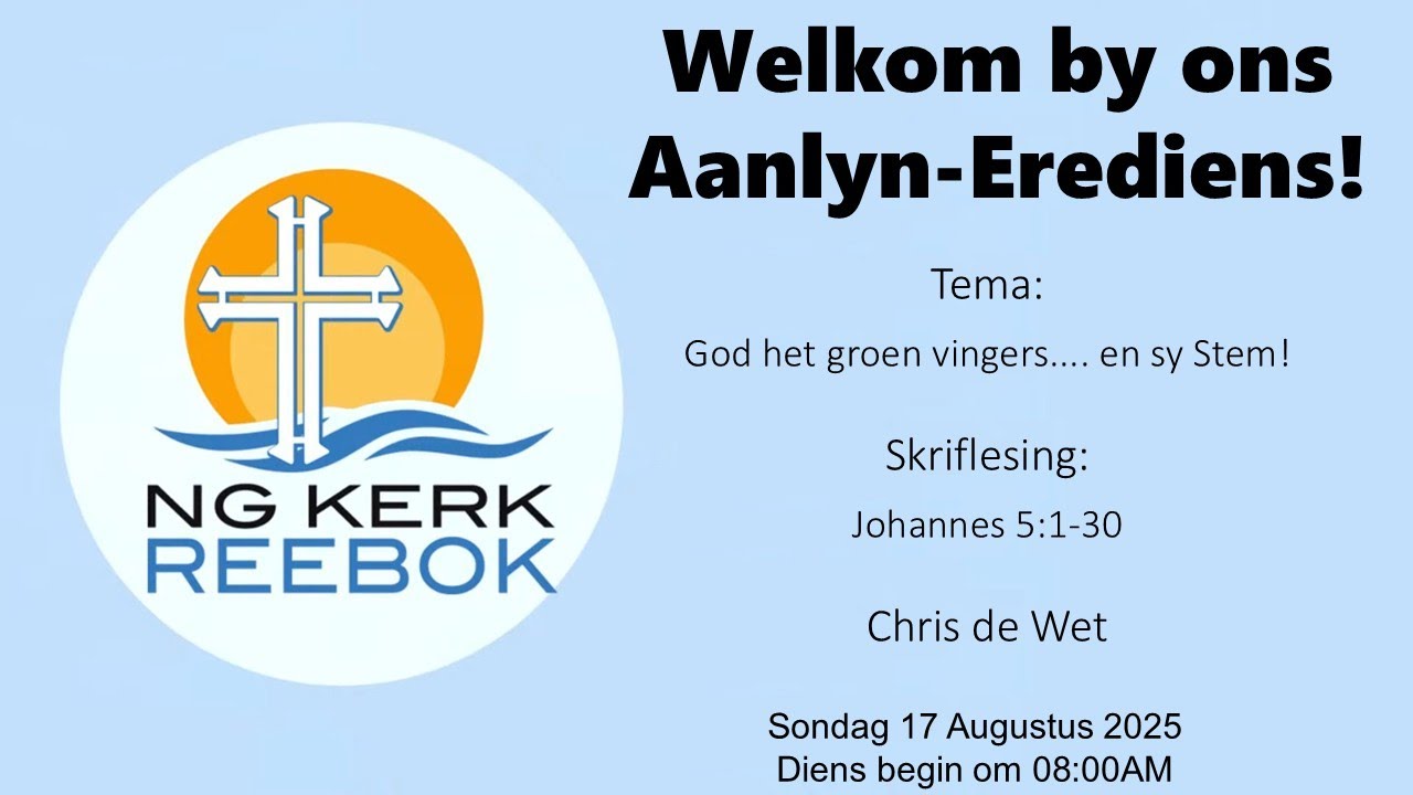 God het groen vingers.... en sy Stem!