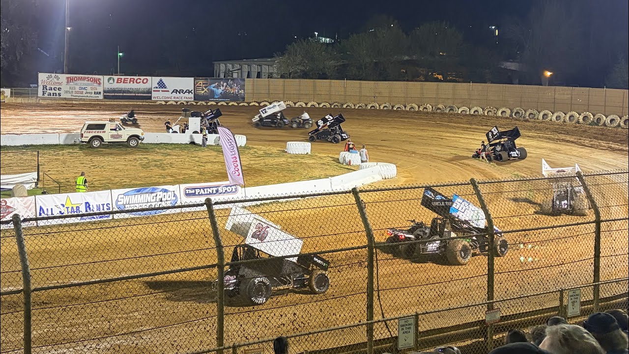 Sprint Car Opening Night in Placerville! | Winged 360 Sprint Car at the Placerville Speedway