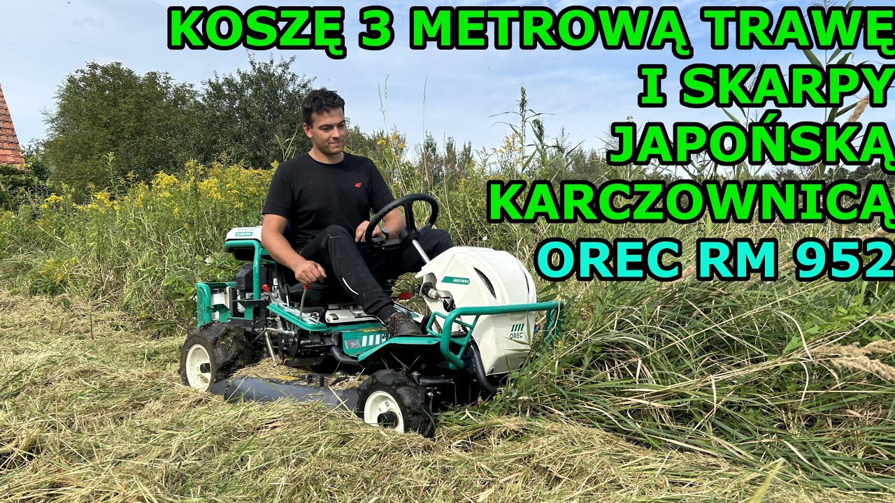 OREC RM 952 - Test japońskiej Karczownicy do wysokiej trawy.