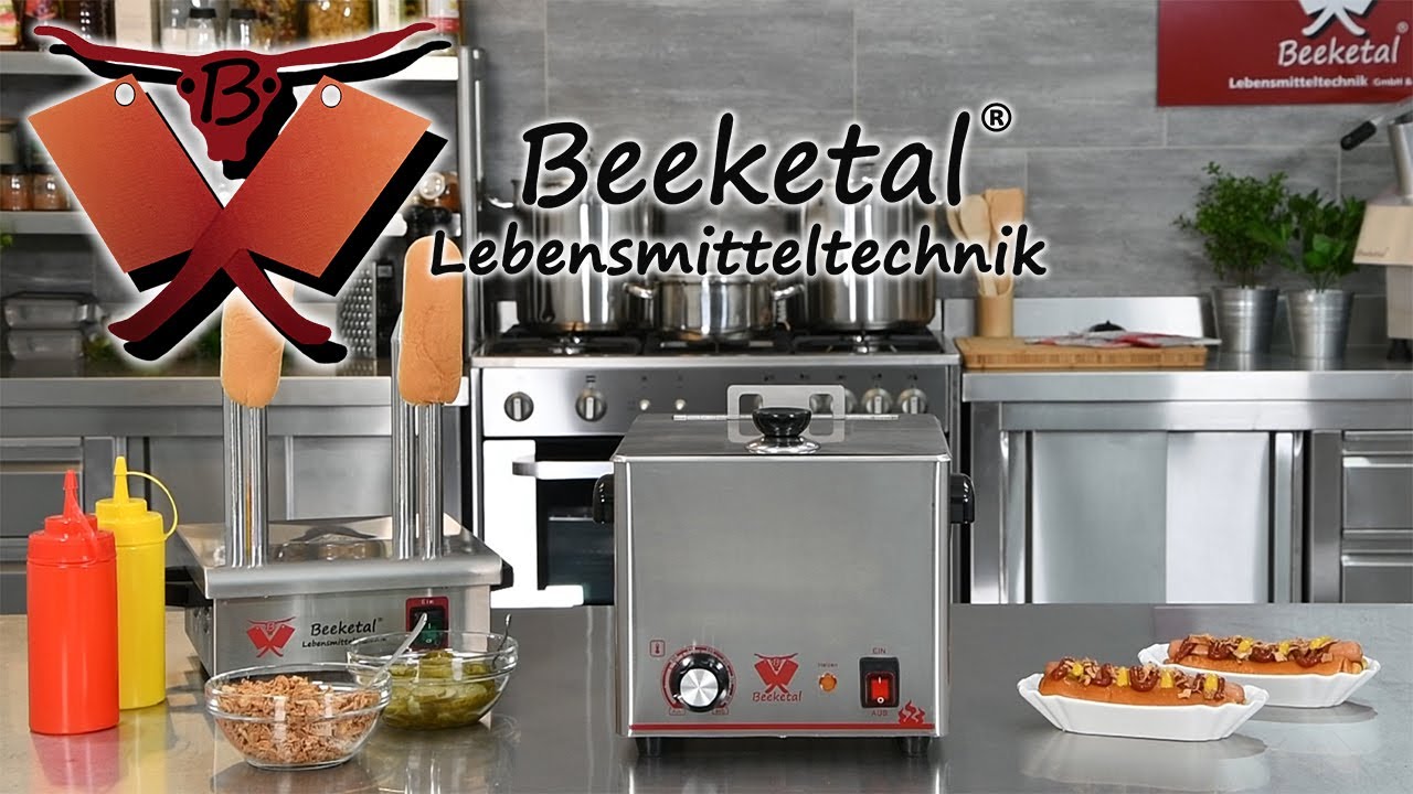 Beeketal Hot Dog Gerät Erhitzer Wurstkocher Würstchenwärmer Bockwurstwärmer