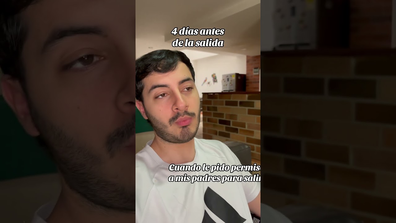 Le pides permiso a tus padres. 