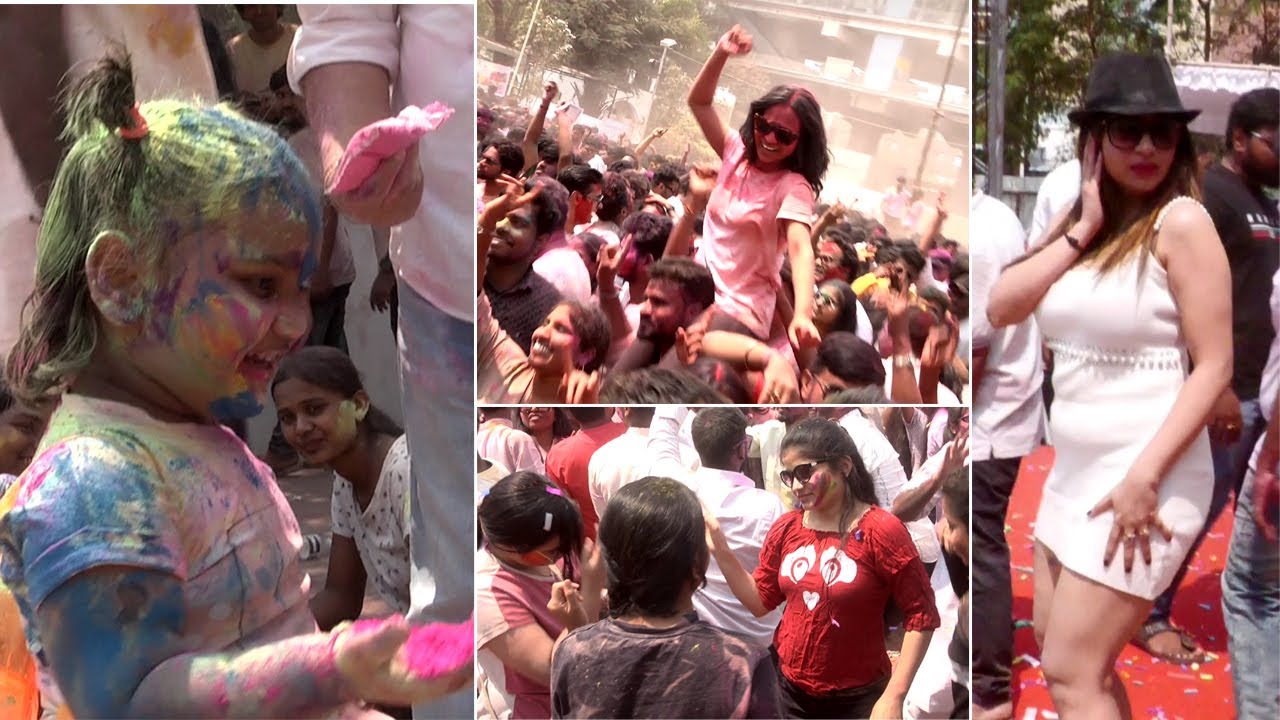 Country Club Celebrates Asia's Biggest Holi Bash 2023 in Hyderabad | Manastars