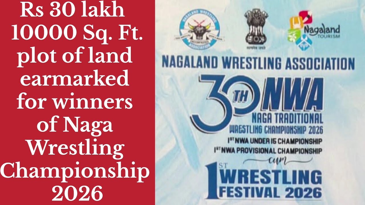 Rs 30 lakh prize money 💰 for winners 🏆 Naga Wrestling Championship - Nagaland Wrestling Association 