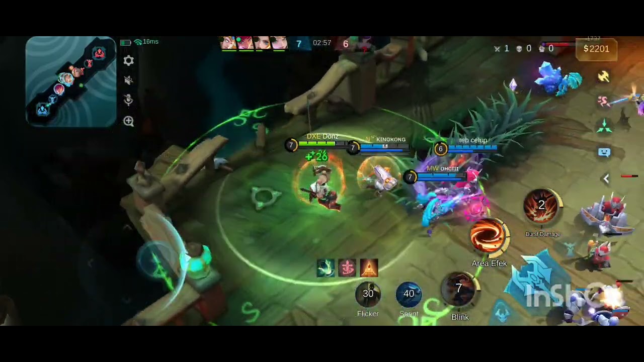 Push Solo Brawl pakai Hero dari Role Fighter Balmond Savage Pointguard Mobile Legends Bang Bang..Bos