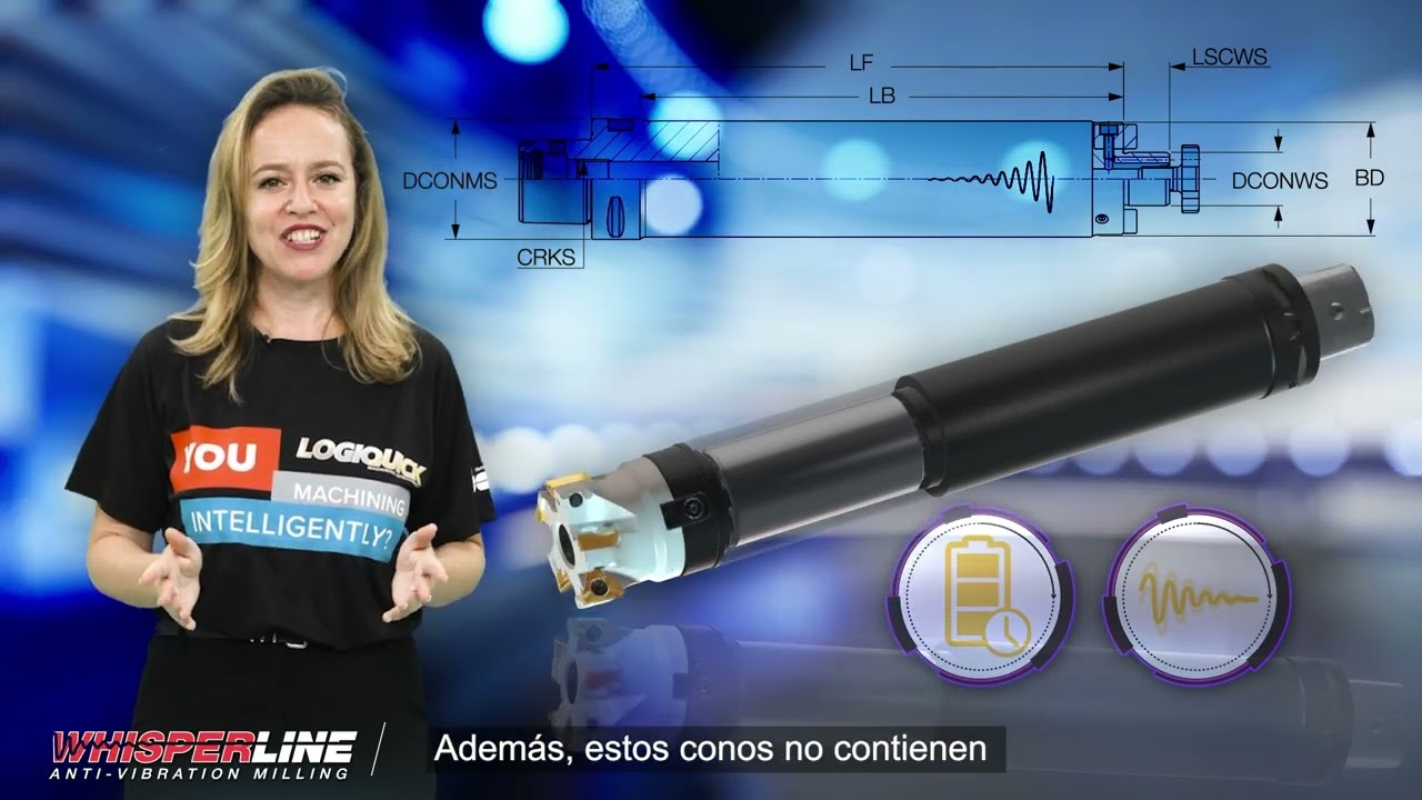 ISCAR WHISPERLINE: Conos Antivibratorios CAMFIX SEM