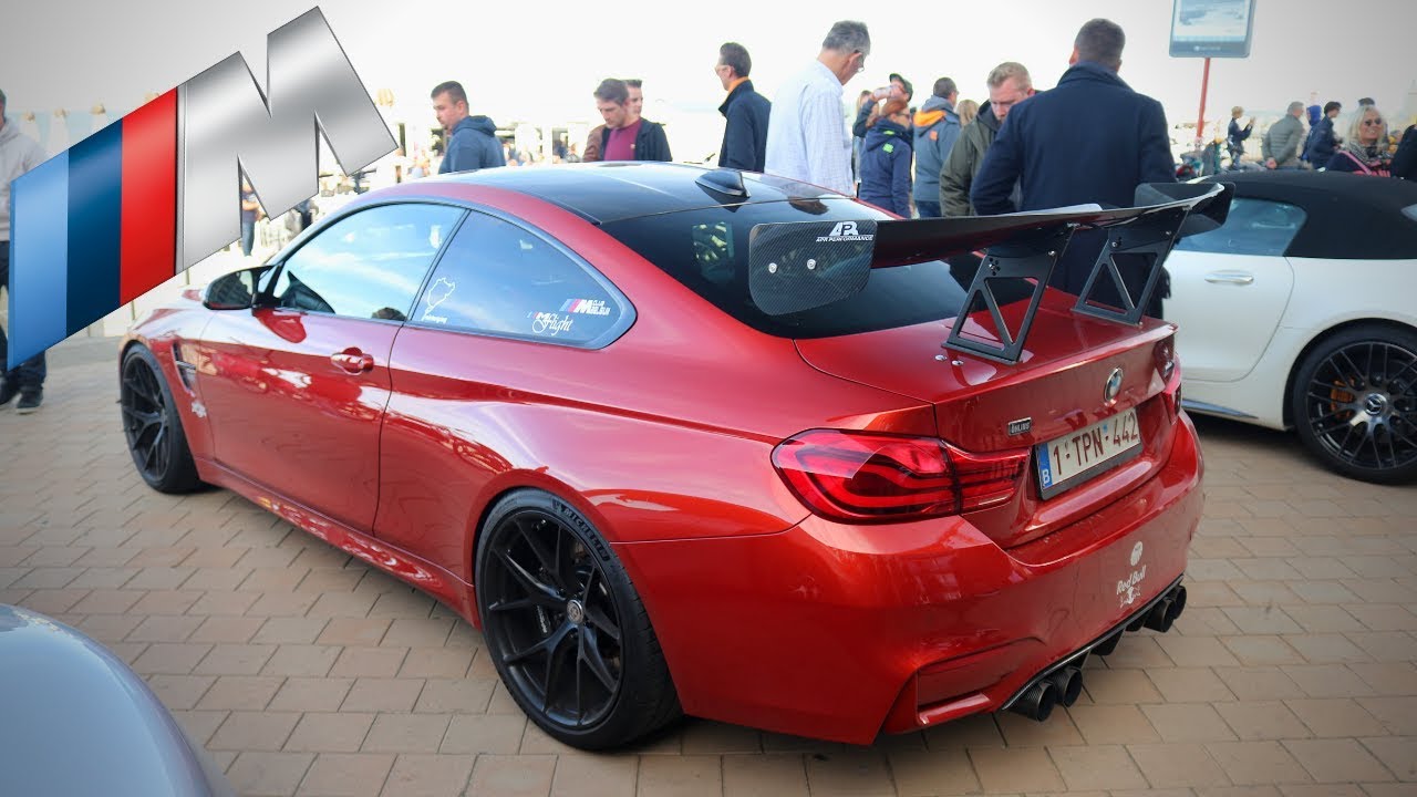 The BMW M cars at the Zoute Grand Prix 2018 (700hp X6 M, 720hp M4, F90 M5, M4 GTS ...)