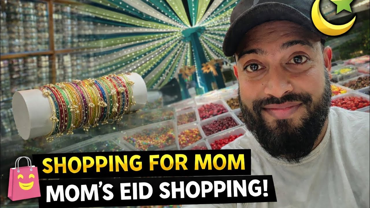 Mom’s Eid Shopping Vlog 🌙 Bangles, Gifts & Market Tour!