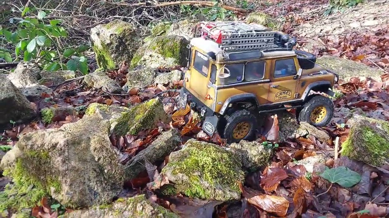 FTX Treka chill drive, trail. Camel Trophy Landrover D90 body (outback ranger shell)