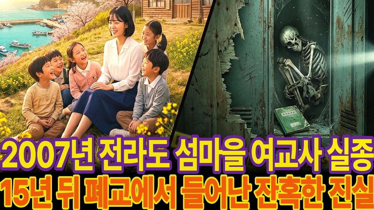 전라도 섬마을 폐교 사물함에서 발견된 여교사 공소시효 1개월 전 밝혀진 진실은 ㅣ미스테리 실종 ㅣ오디오북 ㅣ실종사건