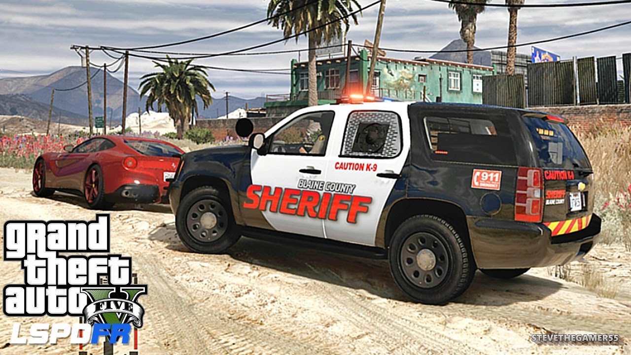 GTA 5 LSPDFR 0.3.1 - EPiSODE 310  -  SHERIFF K9 PATROL (GTA 5 PC POLICE MODS)