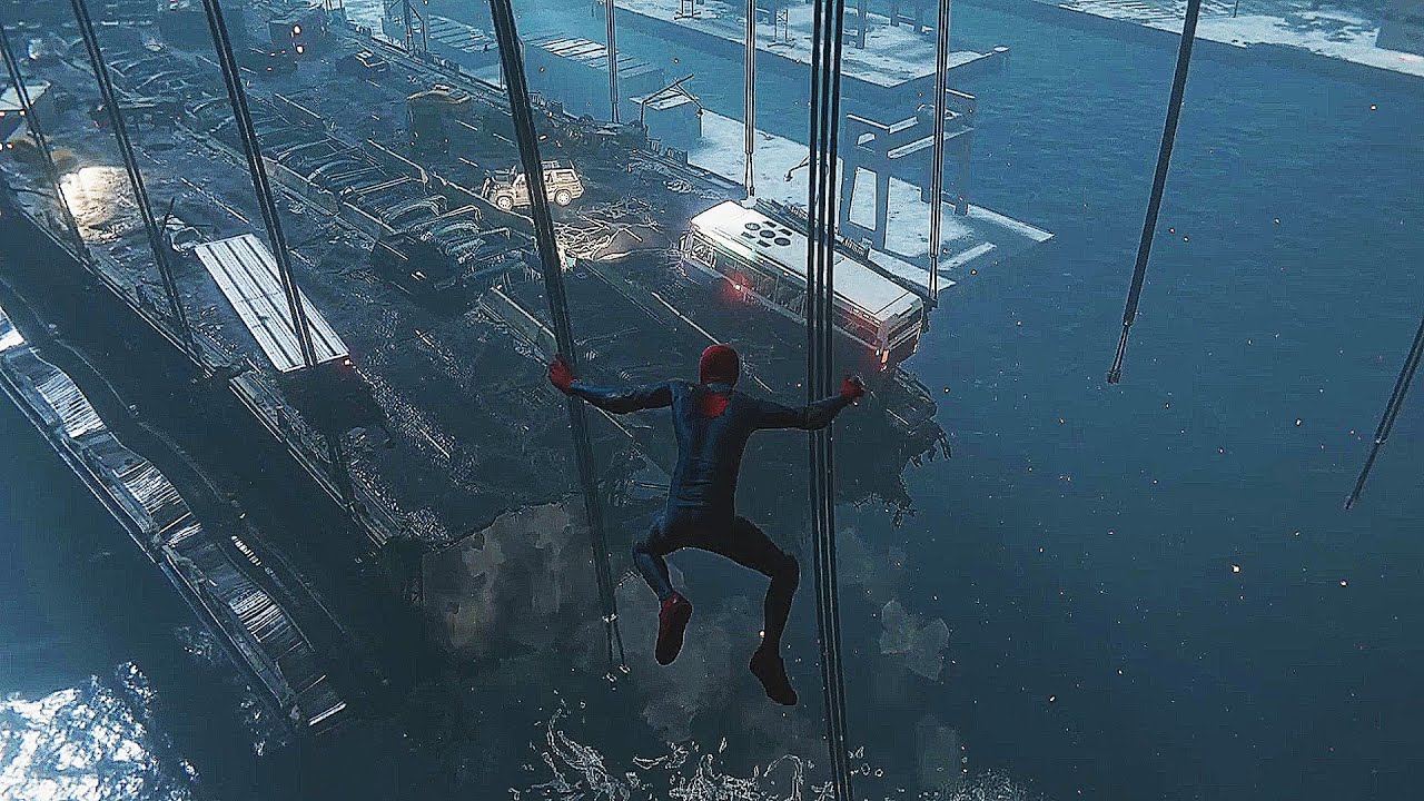 Battle of Brooklyn Bridge - Spider-Man Miles Morales