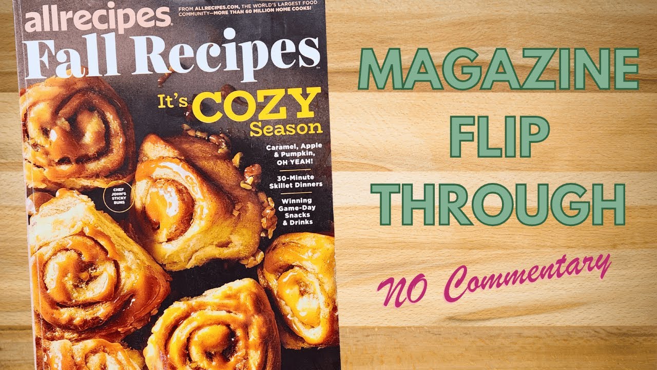 All Recipes Fall 2025 🍳 Magazine Flip Through Quick Breakfast & Dinner Recipes