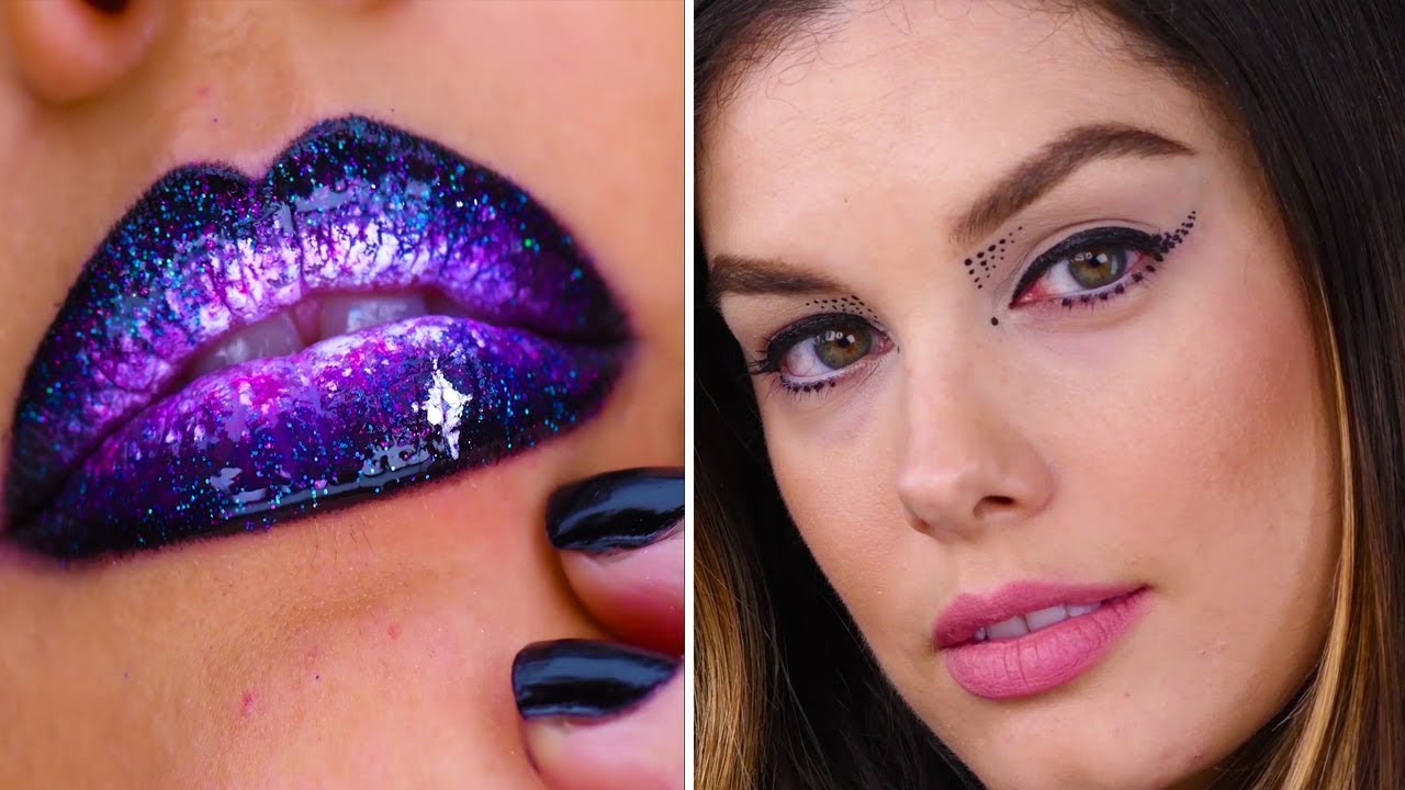 14 Ways to do Lip Art and Eyeliner! | Lip and Eyeliner Inspiration by Blusher