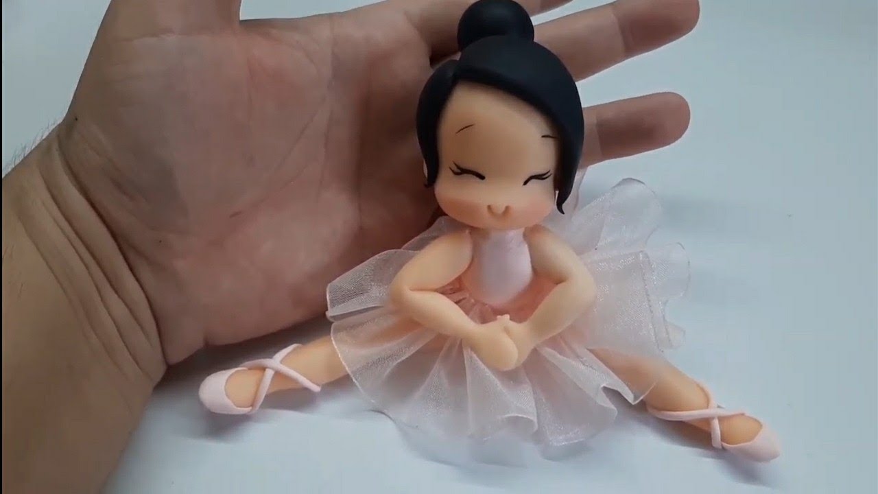 Bailarina em biscuit passo a passo