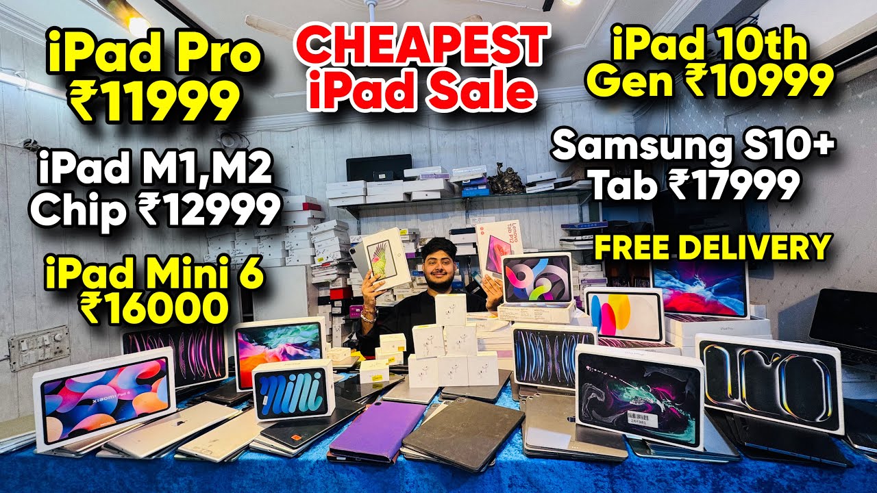 Cheapest iPad Market in Delhi | Apple iPad Best Price | Tabs Market | Second Hand Mobile sale