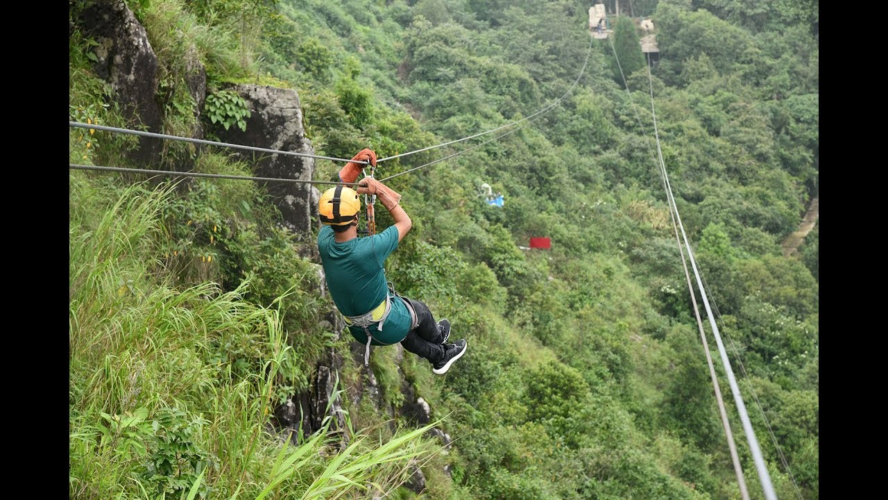 Zipline Adventure at Sohra, Meghalaya