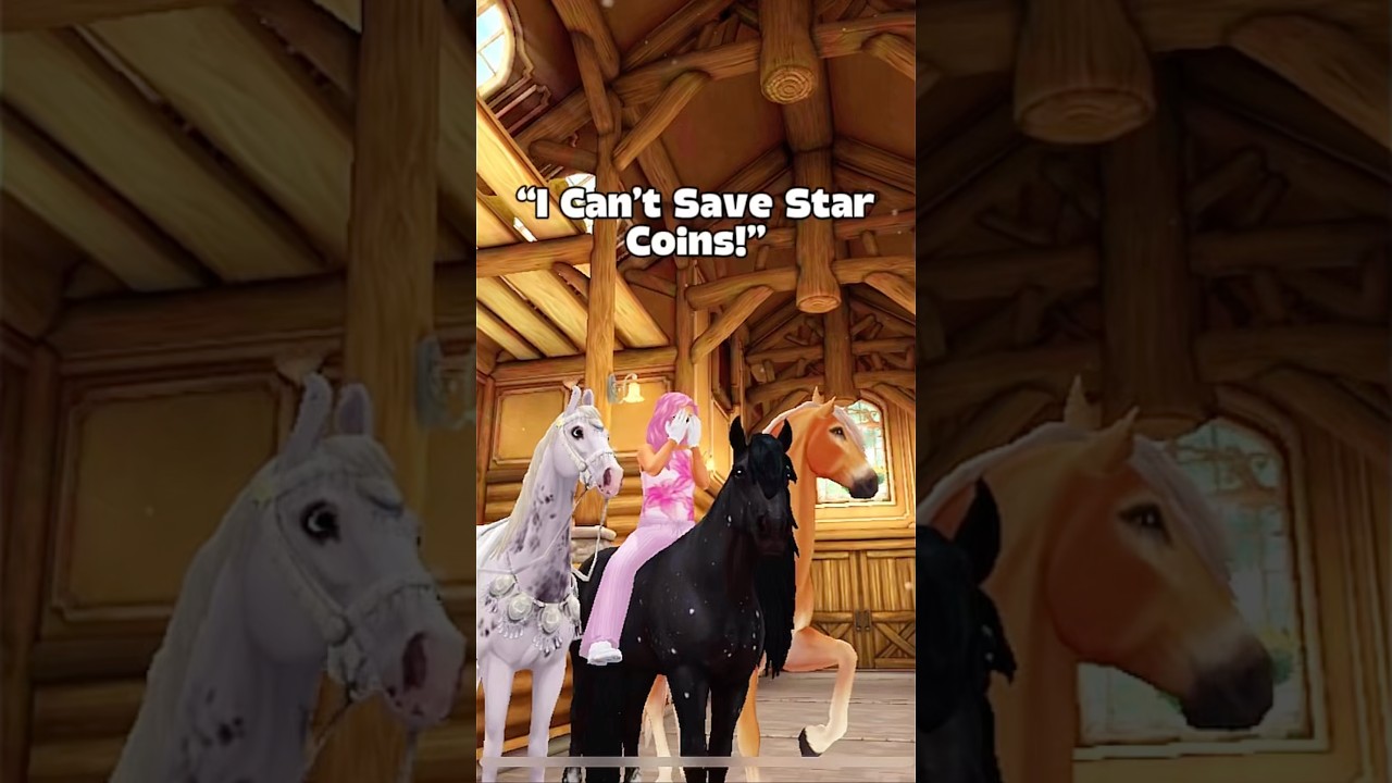 Can&rsquo;t Save Star Stable Star Coins In Sso Star Stable Edit!😭 / Sso Short / Sso Edit #sso #starstable