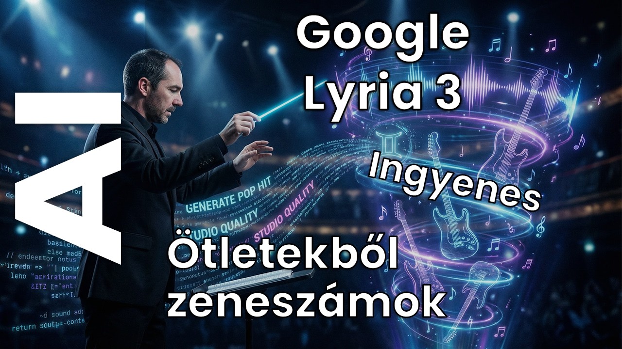 Google Lyria 3: zenegeneráló modell. Szöveges leírások, képek, videók alapján zeneszámok komponálása