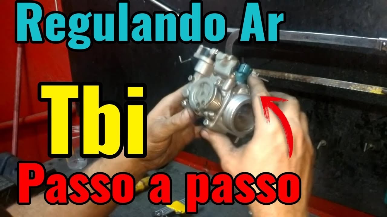 Regulando o ar da TBI da CB300 na titan 150 passo a passo