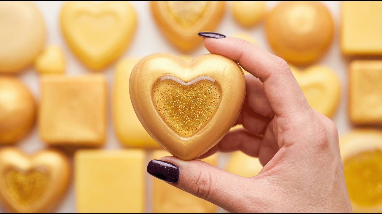 [ASMR] Soap boxes with glitter and foam★Crushing soap ★4K★ 비누를 부수다