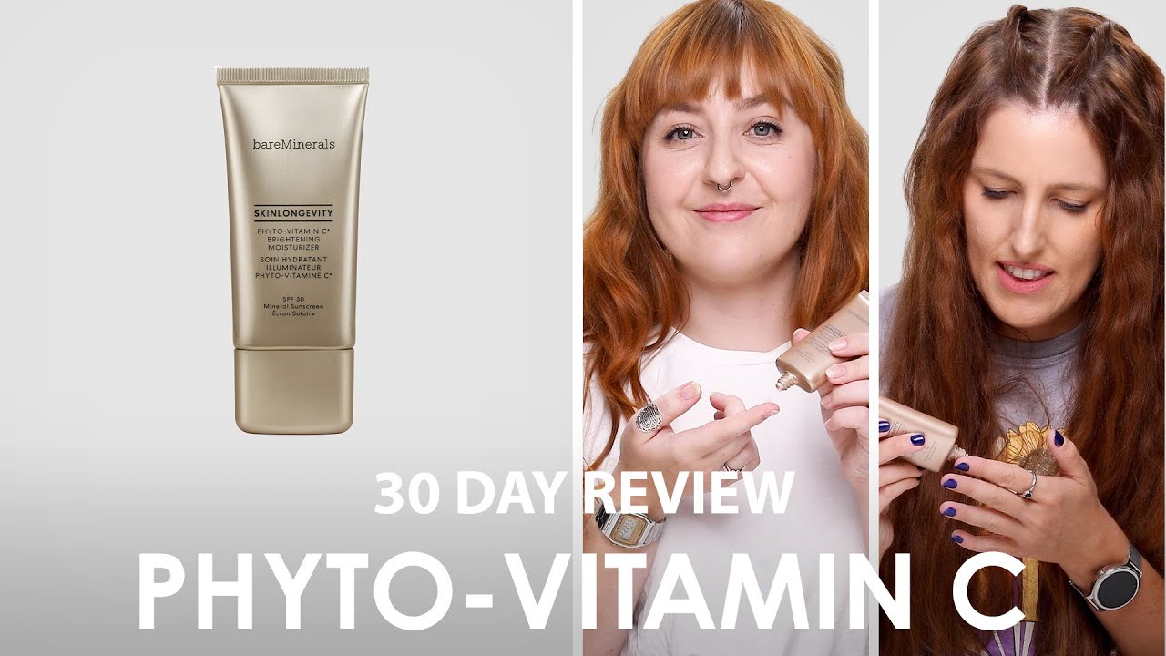30 Day Team Review bareMinerals Skinlongevity Phyto Vitamin C Moisturizer SPF 30