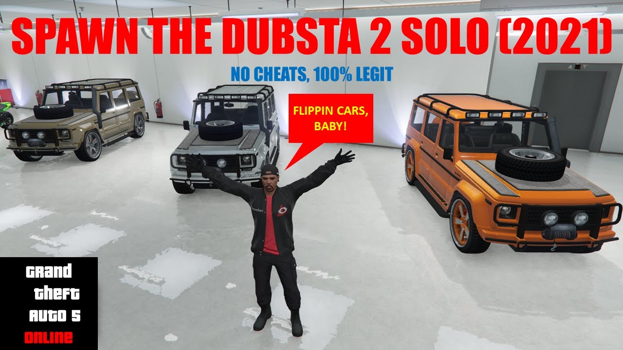 GTA V Online How to Spawn the Rare Dubsta 2 Solo (Flippin Cars Ep.1)