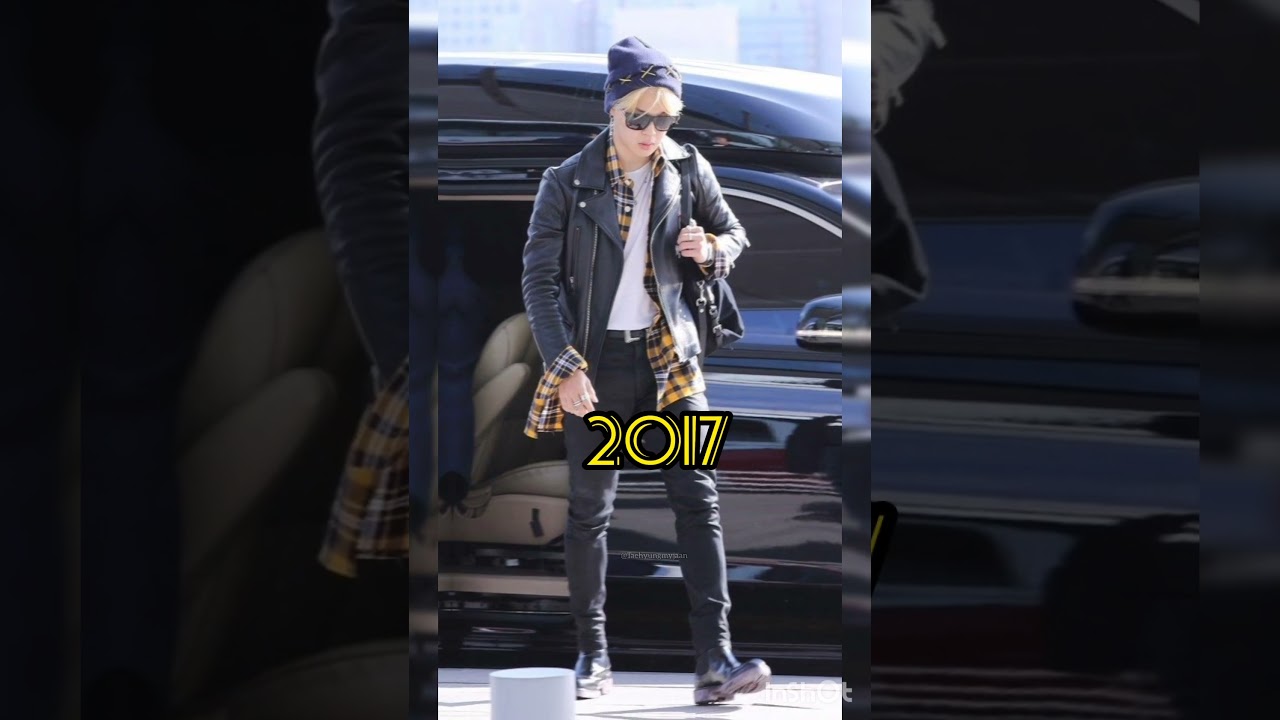 jimin airport ✈️ fashion 2013-2023#bts #btsarmy #jimin#shorts #edit #like #youtubeshorts