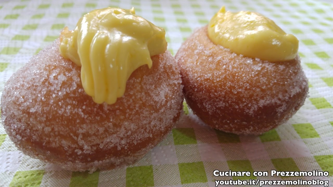 Krapfen o Bomboloni bimby TM5 (dolci fritti di carnevale farciti) Migliori di quelle del bar!
