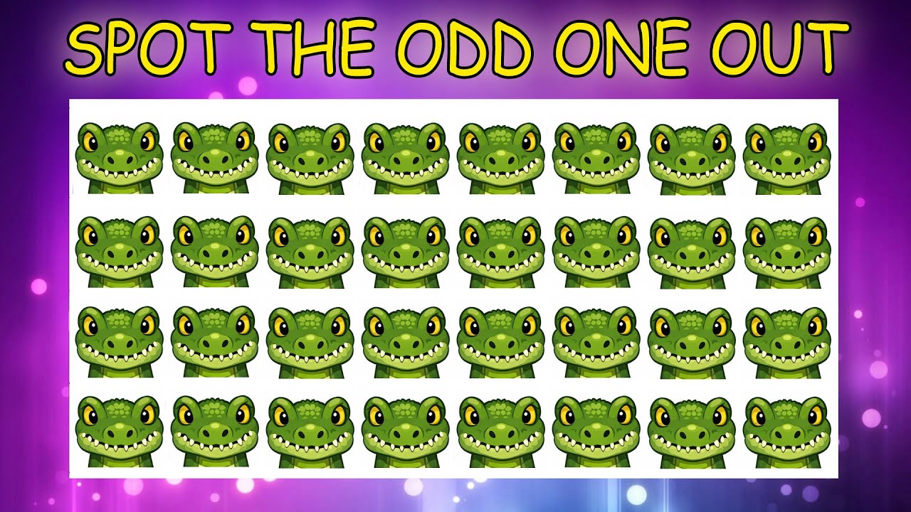 Challenge  One is different  Spot it!