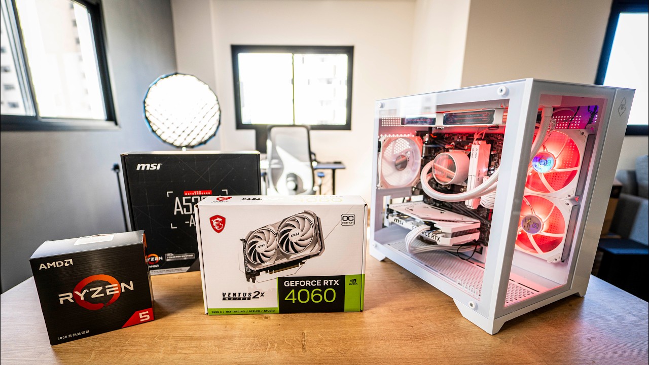 (POV) Montando PC Gamer Inteiro BRANCO de 4500 Reais !!!