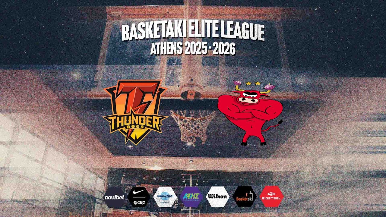 Basketaki The League - ThunderDogs Vs Στιφάδο Bulls (26/01/2026)