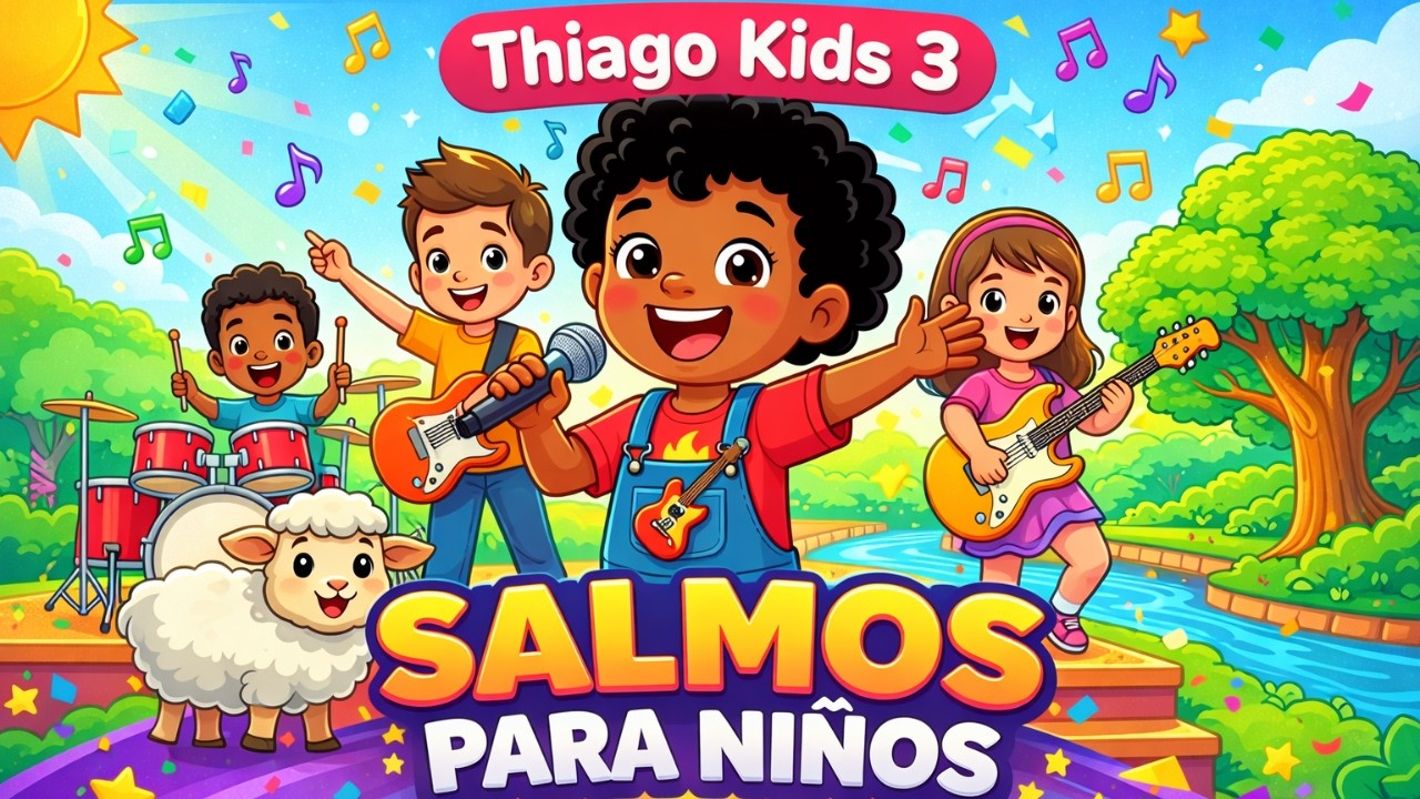 THIAGO KIDS 3: Canciones Infantiles Cristianas 🎶 Salmos para niños 🎶