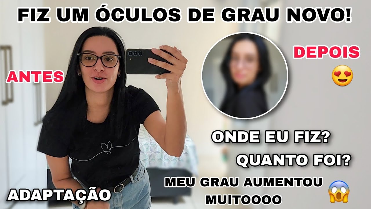 ✨️Meu NOVO ÓCULOS DE GRAU