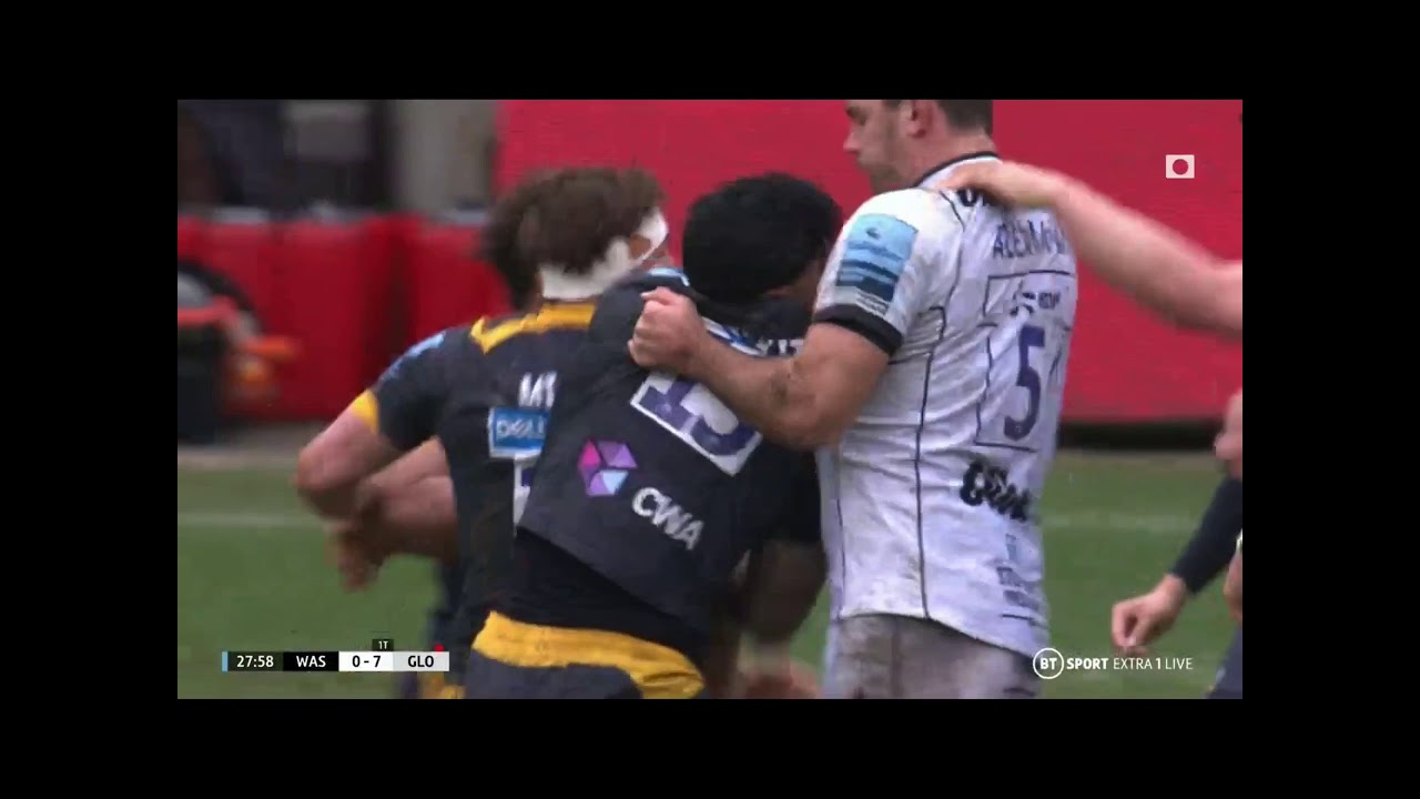 Fekitoa Wasps v Gloucester Only A Yellow Card
