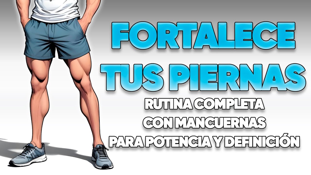 FORTALECE TUS PIERNAS: Rutina Completa con Mancuernas para Potencia y Definición