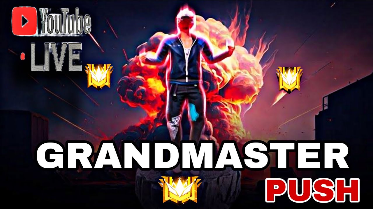 Free fire Live br rank  🚀 grandmaster rush Ff  UID check & cs push grandmaster